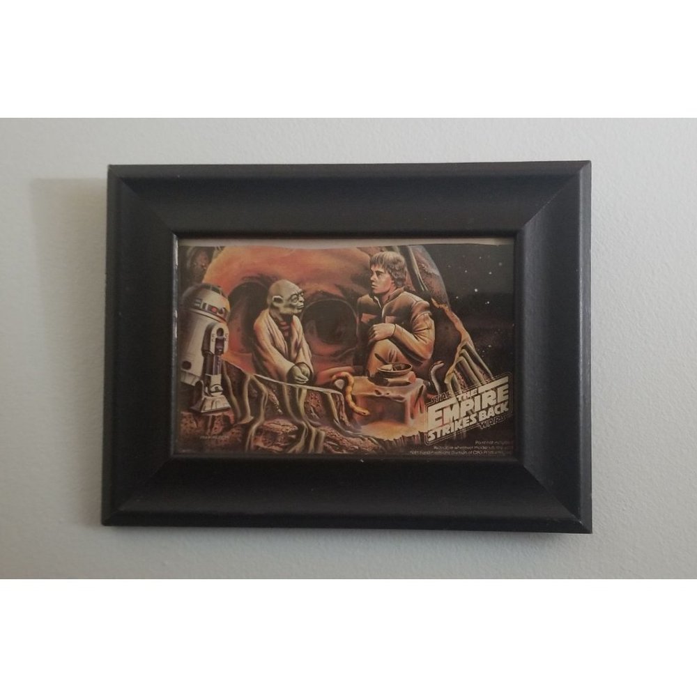 1981 Star Wars Empire Strikes Back Framed Comic Ad